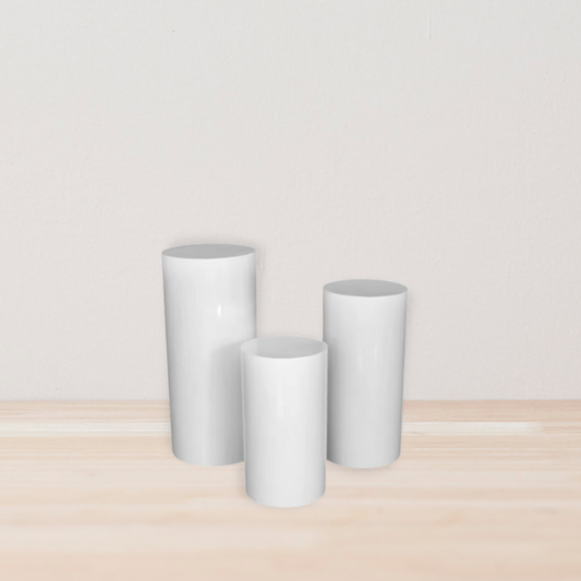 White Metal Plinths